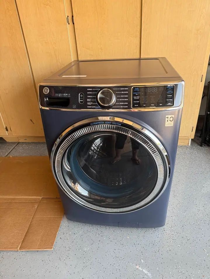 GE - 5.0 Cu Ft/7.8 Cu. Ft. High-Efficiency Stackable