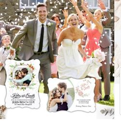 New 100 Pack Blank Invitations with Envelopes, 5 x 7 Postcards and A7 Envelopes Self Seal for Wedding, Graduations, DIY Cards, Thank You Cards & All O