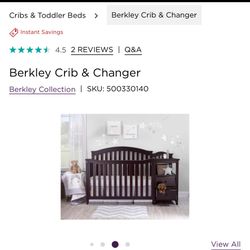 Brand New Berkley Crib And Changer