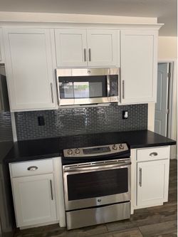 GE 4 burner electric stove