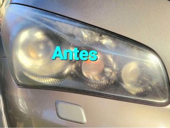 Pulido de faros amarillos y opacos quedan claritos y brillosos voy a domicilio estoy disponible