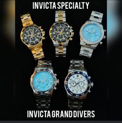 $330 FIRM FOR ALL 5 INVICTA WATCHES