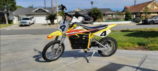Modified 10,000 Watt Razor MX650 Mx500 Electric Dirtbike 72v Amorge Fardriver Kr5v Kunray 55mph 35h Chain