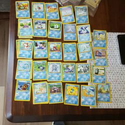 Pokémon Cards 1999 Water Blue Edition 