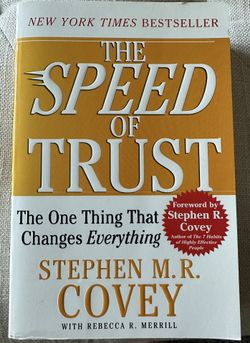 Speed Of Trust by Stephen M.R. Covey