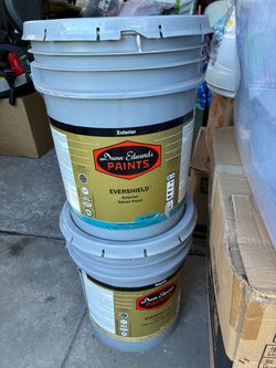 GOOD PAINT DUNN EDWARDS EXTERIOR YOU CAN USE INTERIOR TOO  BEIGE COLOR AND BROWN COLOR