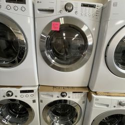 Lg TrueSteam Washer And TrueSteam Electric Dryer 