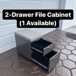 2-Drawer Filing Cabinet With Keys (PickUp Today Available)