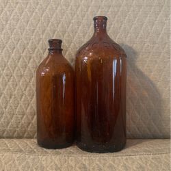 Vintage Clorox Bottles 