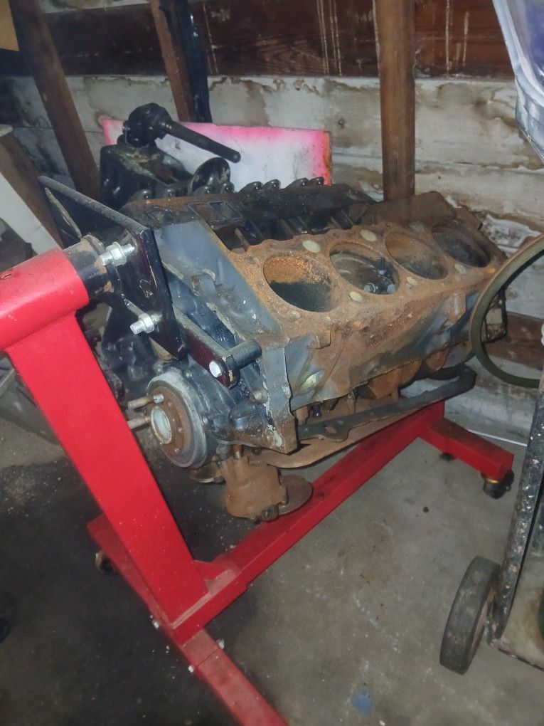 Free Chevy 350 And Engine Stand