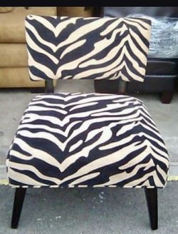 Animal print chair