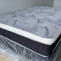 Full Euro Bamboo Pillow Top Mattress! 