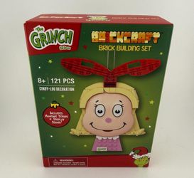 Brickcraft Grinch Cindy-Lou Brick Building Kit (121 Pieces)