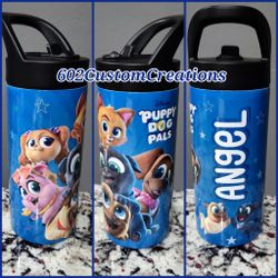 Any Theme - Kids Water Bottle - Personalized Gift For School Birthday Christmas Son Daughter Brother Sister Niece Nephew Grandkids 