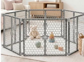 6 panel plastic baby playpen pet playpen