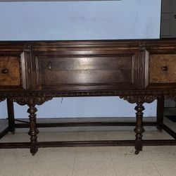 Antique Buffet Table