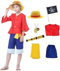 One piece cosplay costume size (150) 8/9y New all included (firm)