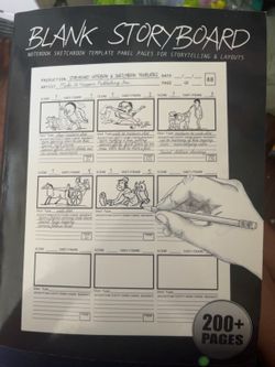 Storyboard Sketchbook – 200+ Pages – Like New