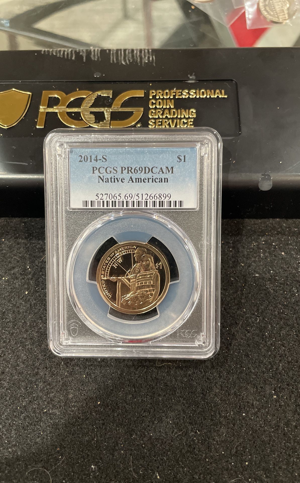 2014 S Gem Proof Native American Dollar Graded At PR69 With A Deep Cameo B-6