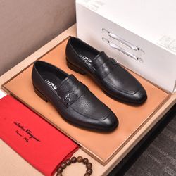 Ferragamo Men’s Leather Shoes With Box 2026 New 