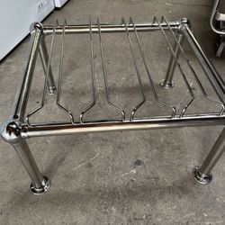 2” Round Tube Chrome Wine Glass Racks 27” Wide Commercial Restaurant Bar Tavern Hanging Heavy Duty Margarita Martini Stemware Holder