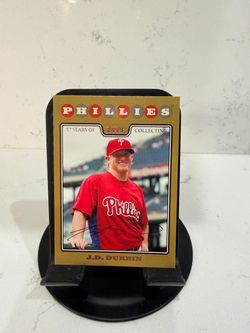 2008 Topps J.D. Durbin Gold /2008 #18 Phillies