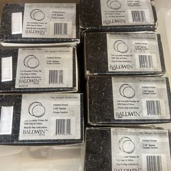 Baldwin chrome door handles