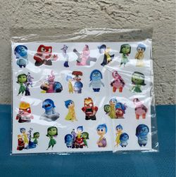 Inside Out Stickers and Decals 88 pcs