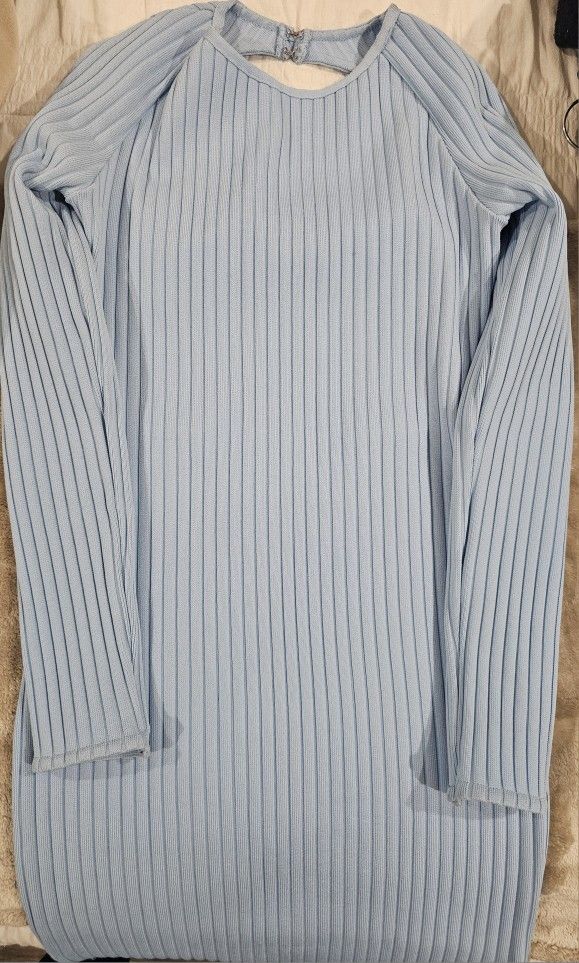 Women Dress Frosty Blue