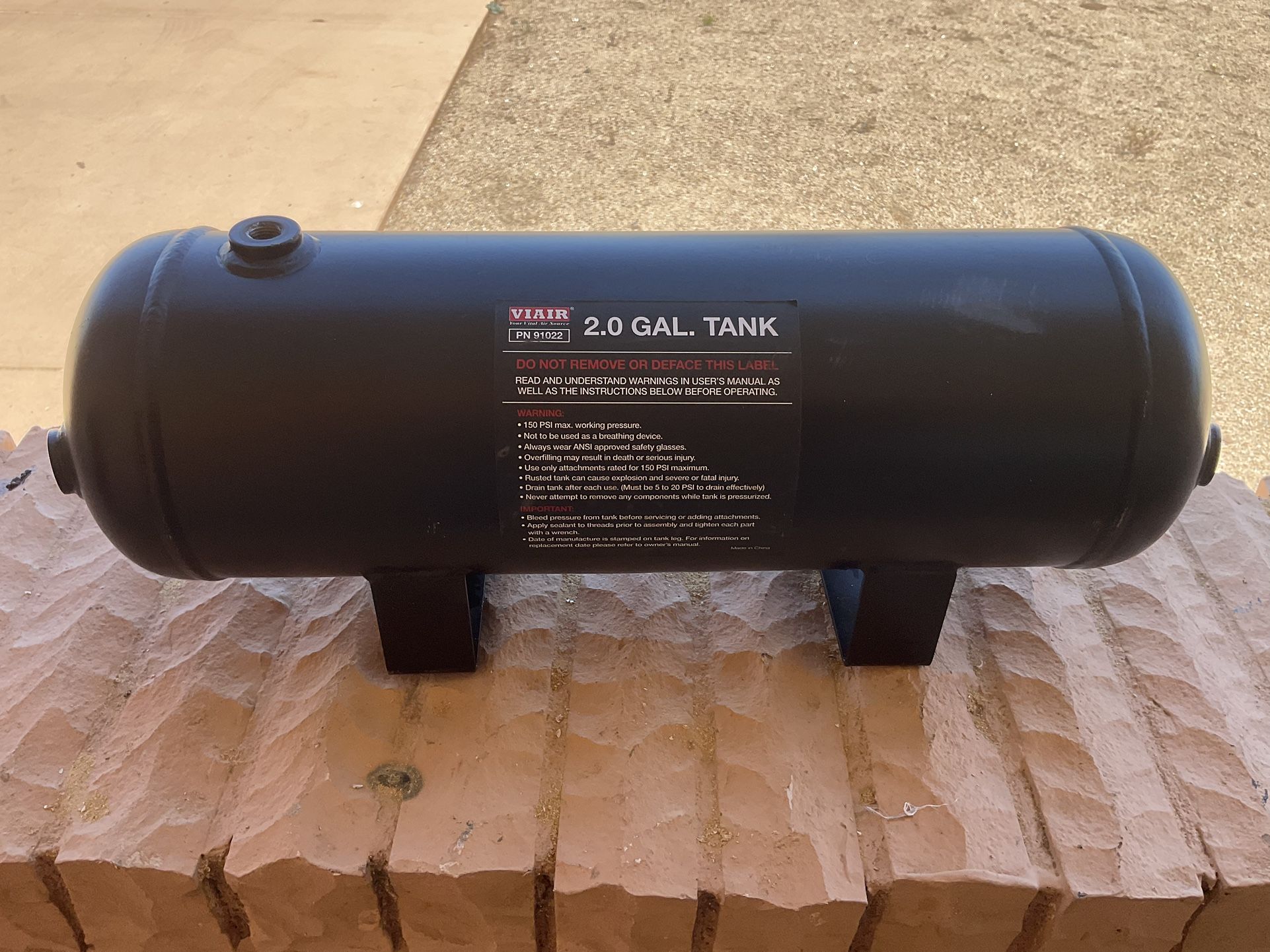 VIAIR 2 Gallon Air Tank. 50. 91St Ave. And Bell Road. 6 1/4 Inch Ports