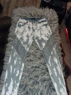 Men's purple jeans