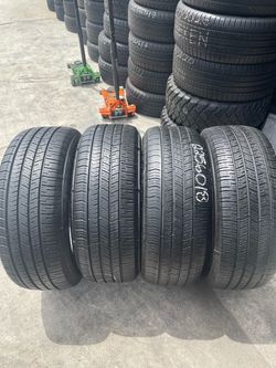 4 GOODYEAR EAGLE 255/60R18 USED TIRES – INSTALLATION INCLUDED