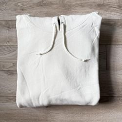Stussy White Blank Pullover Hoodie 