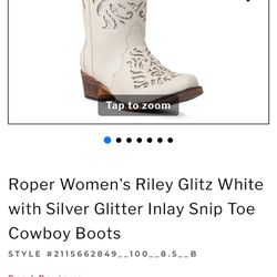 Women’s roper Boots size 8.5