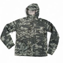 DC Shoes vintage Camo green Dollar Yen Euro Exotex 5000 Snowboard Jacket