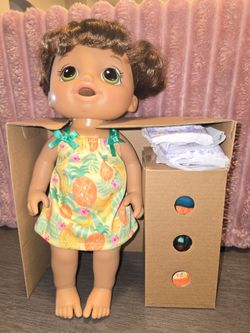 Baby Alive w brown hair