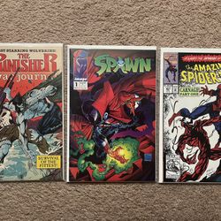 Spider-Man Spawn Punisher comics