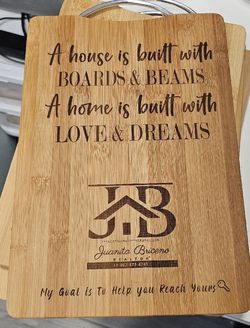 Realtor Personalized Engraved Cutting Board