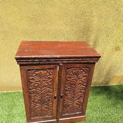 Small Carved Cabinet