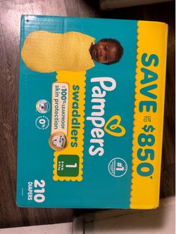 Pamper diapers