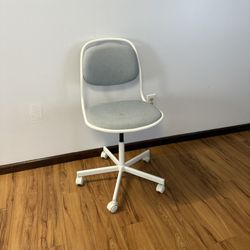 ÖRFJÄLL desk chair, white/Vissle light gray