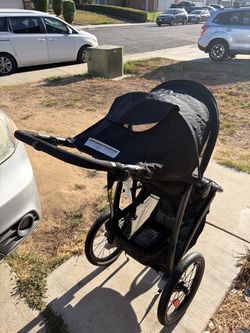 Black Jogging Stroller with Canopy