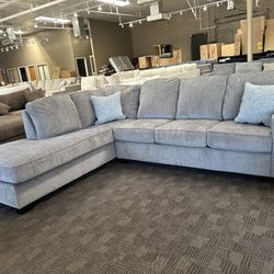 Light gray sectional couch (other colors available!!)