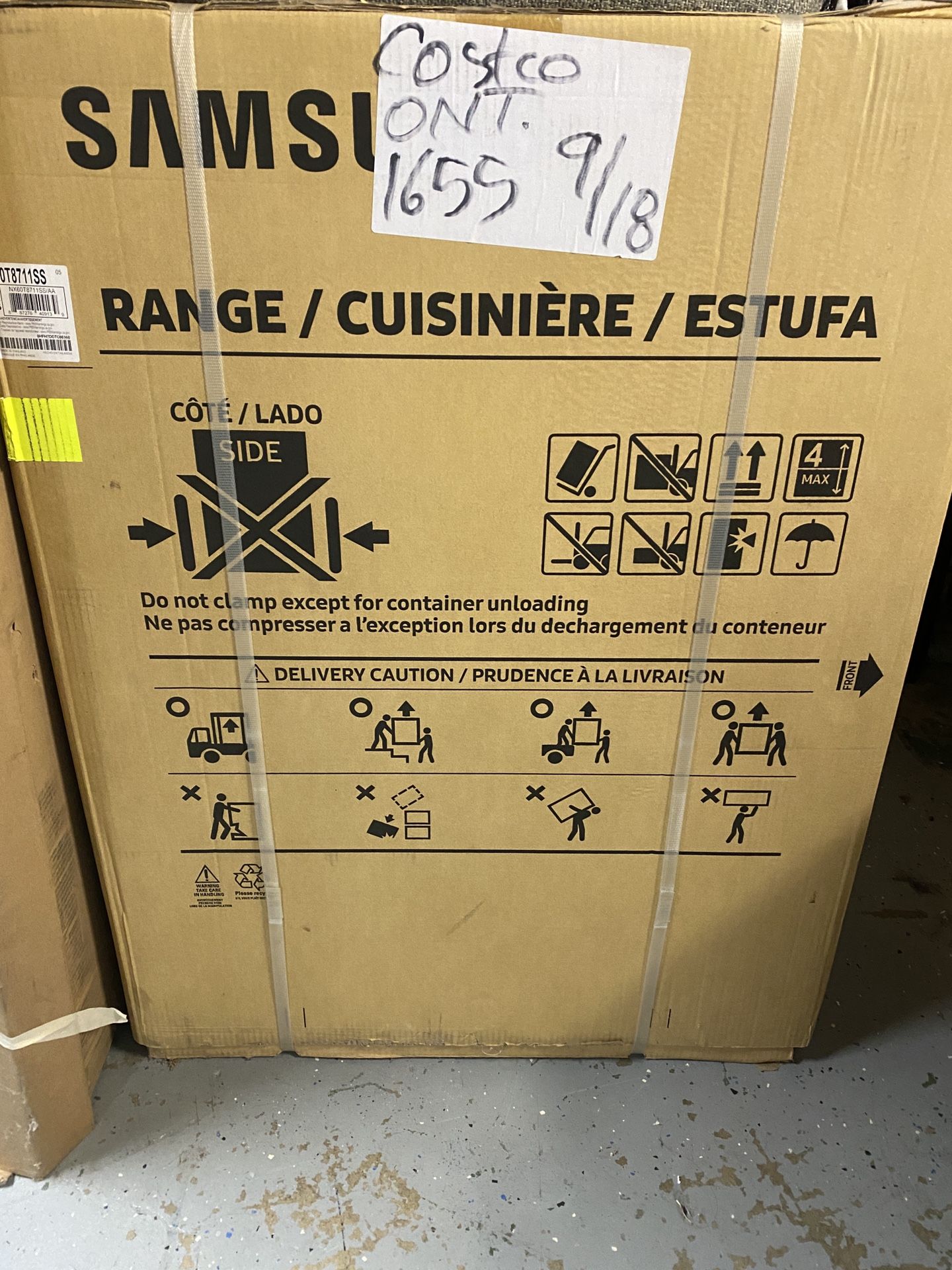 New Unused Samsung Gas Range Oven