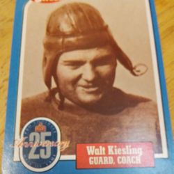  ago

SWELL FOOTBALL GREATS HALL OF FAME CARD WALT KIESLING ENSHRINED 1966

