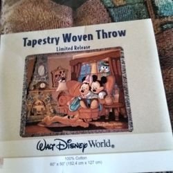 Disney  Tapestry Throws (2)