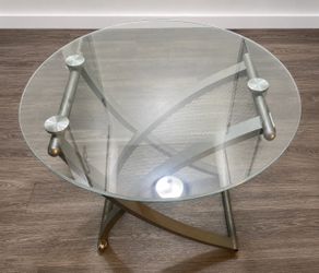 Modern Glass End Table