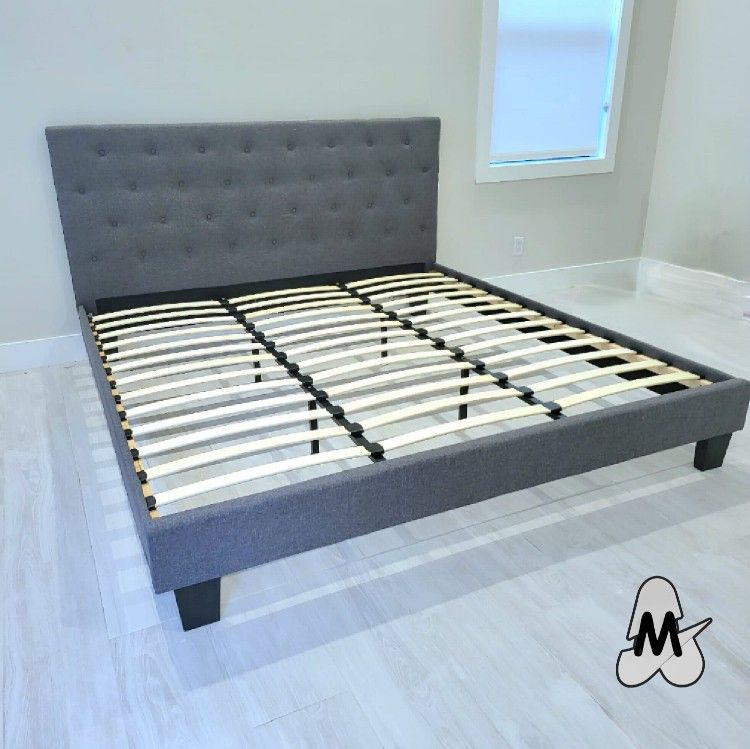NEW IN BOX - KING BED FRAME 😊 MATTRESS SOLD SEPARATELY