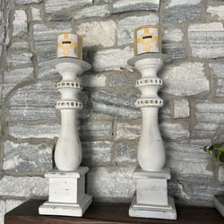 Candle Holders With Candles 