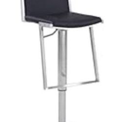 x3 MILAN Shakira Adjustable Stool, Black